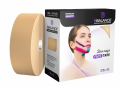 Кинезио тейп для лица BB FACE TAPE™ 5 см × 17 м хлопок бежевый