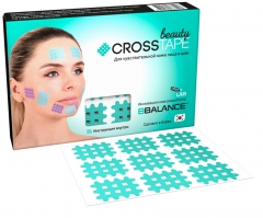 Кросс тейпы для лица CROSS TAPE BEAUTY 2,1 см x 2,7 см (размер А) мята