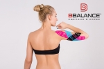 Перфорированный тейп для тела BB LYMPH TAPE™ 5 см × 5 м голубой
