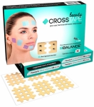 Набор кросс тейпов для лица CROSS TAPE BEAUTY  (3 размера в упаковке) бежевый