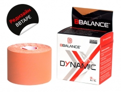 Нейлоновый кинезио BBTape™ Dynamic Tape 5см x 5м бежевый 